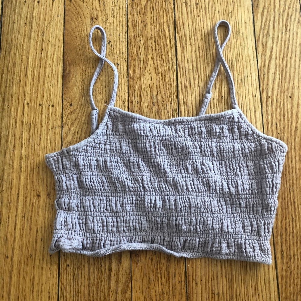 L.A Hearts purple summer crop top